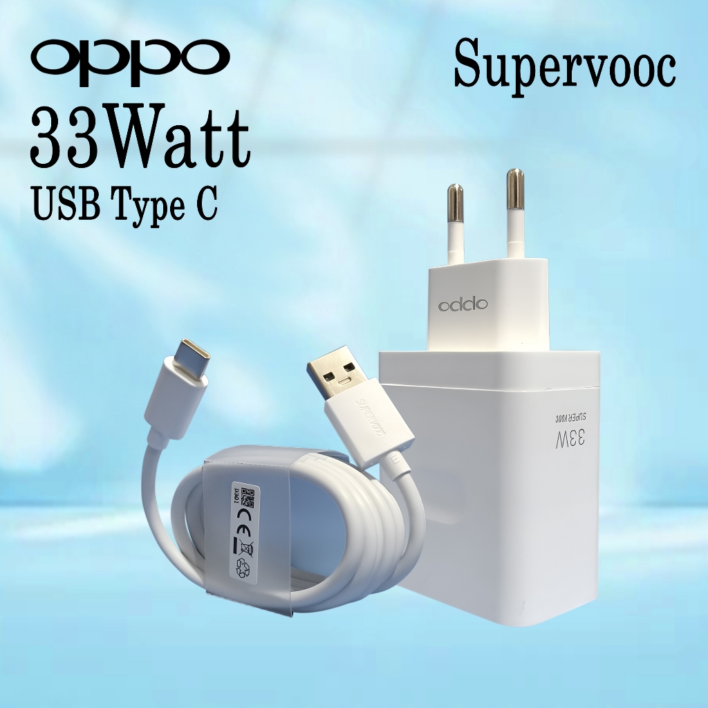เครื่องชาร์จ Casan OPPO Super VOOC 33W A38 A57 A58 A77S A74 A76 A78 A79 A95 A96 Reno 7 8T