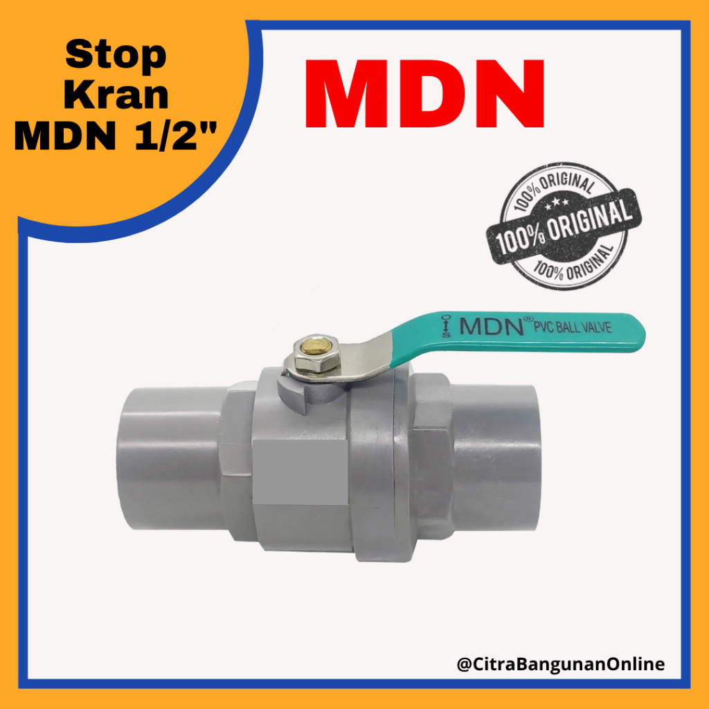 MDN Stop Valve - ขนาด 1/2 & 3/4 [STOP FAUCET]