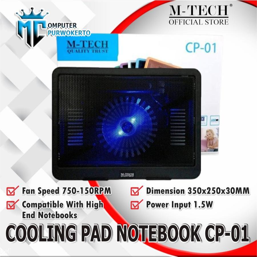 M-tech CP-01 แผ่นทําความเย็นแล็ปท็อป