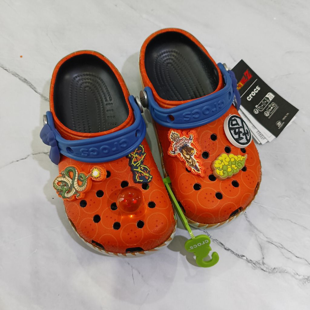 Dragon Ball Z Classic Clog เด็กและจูเนียร์ Unisex Include Jibbitz