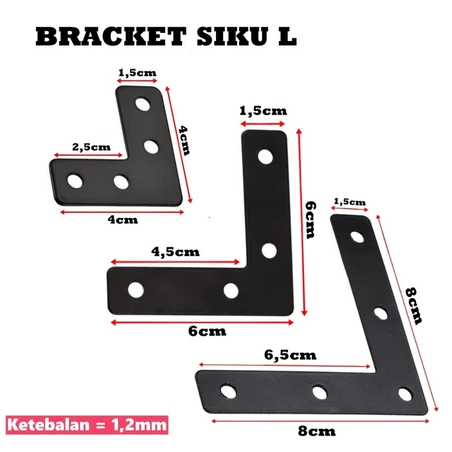 SIKU L-Shaped Angle Plate Frame Connector สําหรับ 4x4 6x6 8x8 - Enhanced Structural Support Frame L-