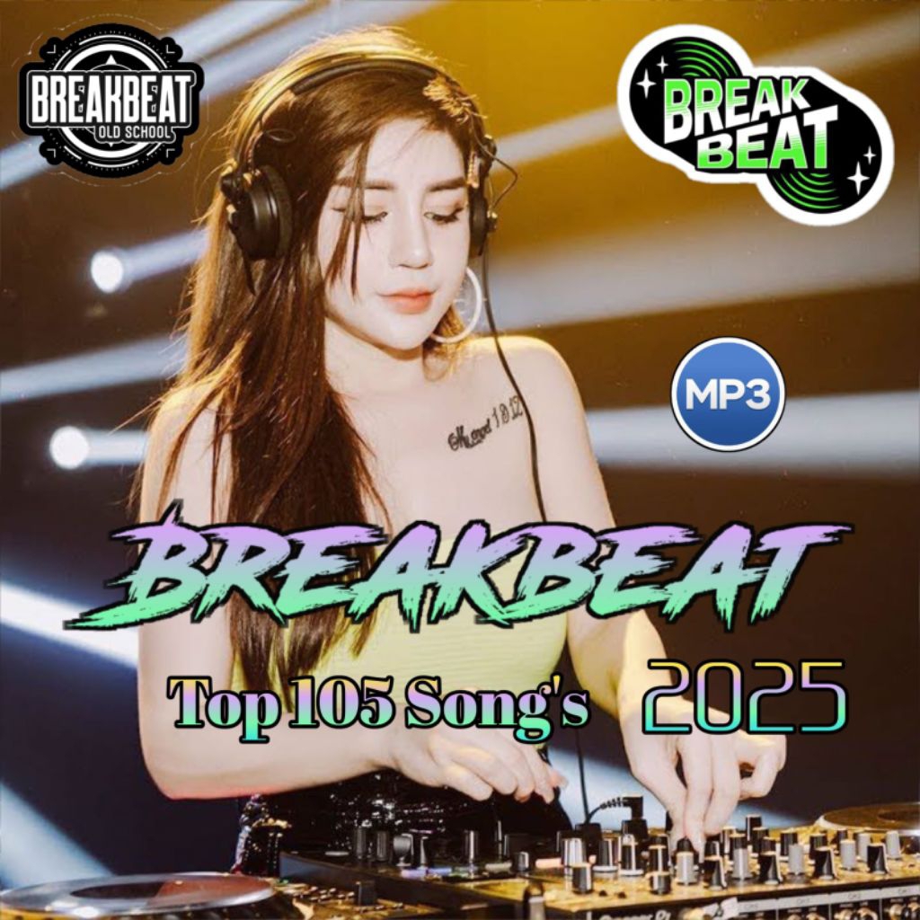 DJ BREAKBEAT TOP 105 SONGS 2025 SAGU CD CASS - VIRAL DJ CHIN CASSET - DJ FULL BASS SONG CASSET - รถ 