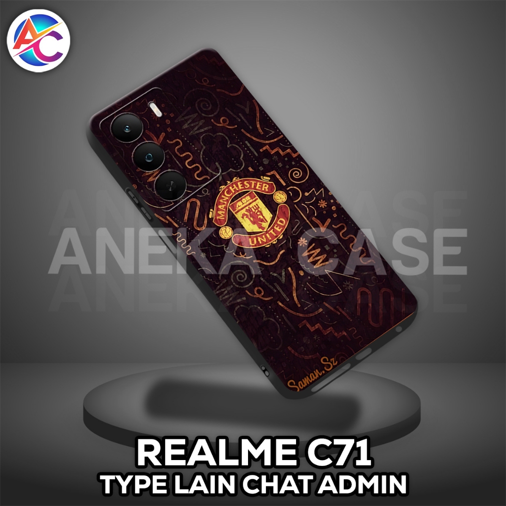 AC41-Case REALME C71-Ball Motif-Softcase REALME C71-เคส REALME C71-ซิลิโคน REALME C71