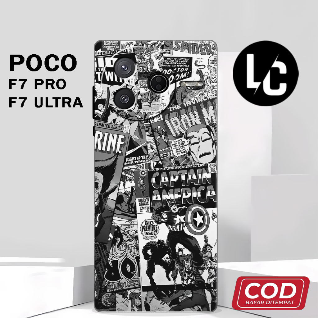 (AQ 39) ยางยืดหยุ่น Softcase สําหรับ Poco F7 PRO l POCO F7 ULTRA ล่าสุด l อะนิเมะ motif ปลอก l บทคัด
