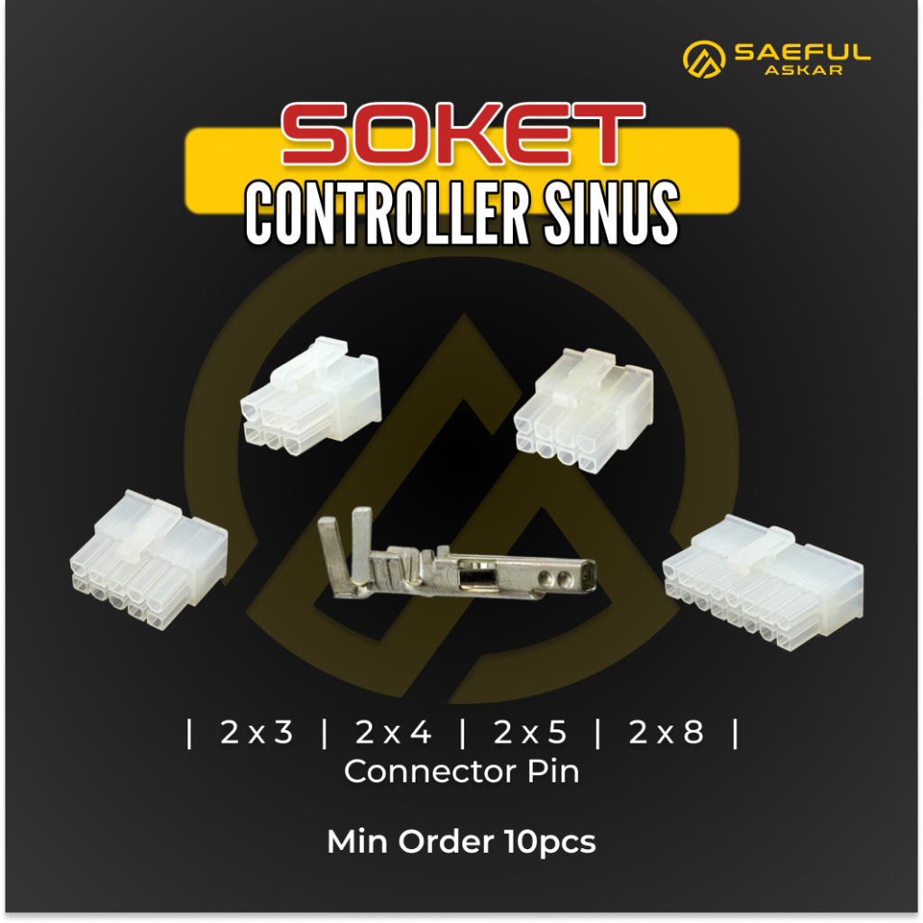 Pin Socket Connector ECU Controller Sine Wave Votol E-Bike Universal Votol Controller Socket