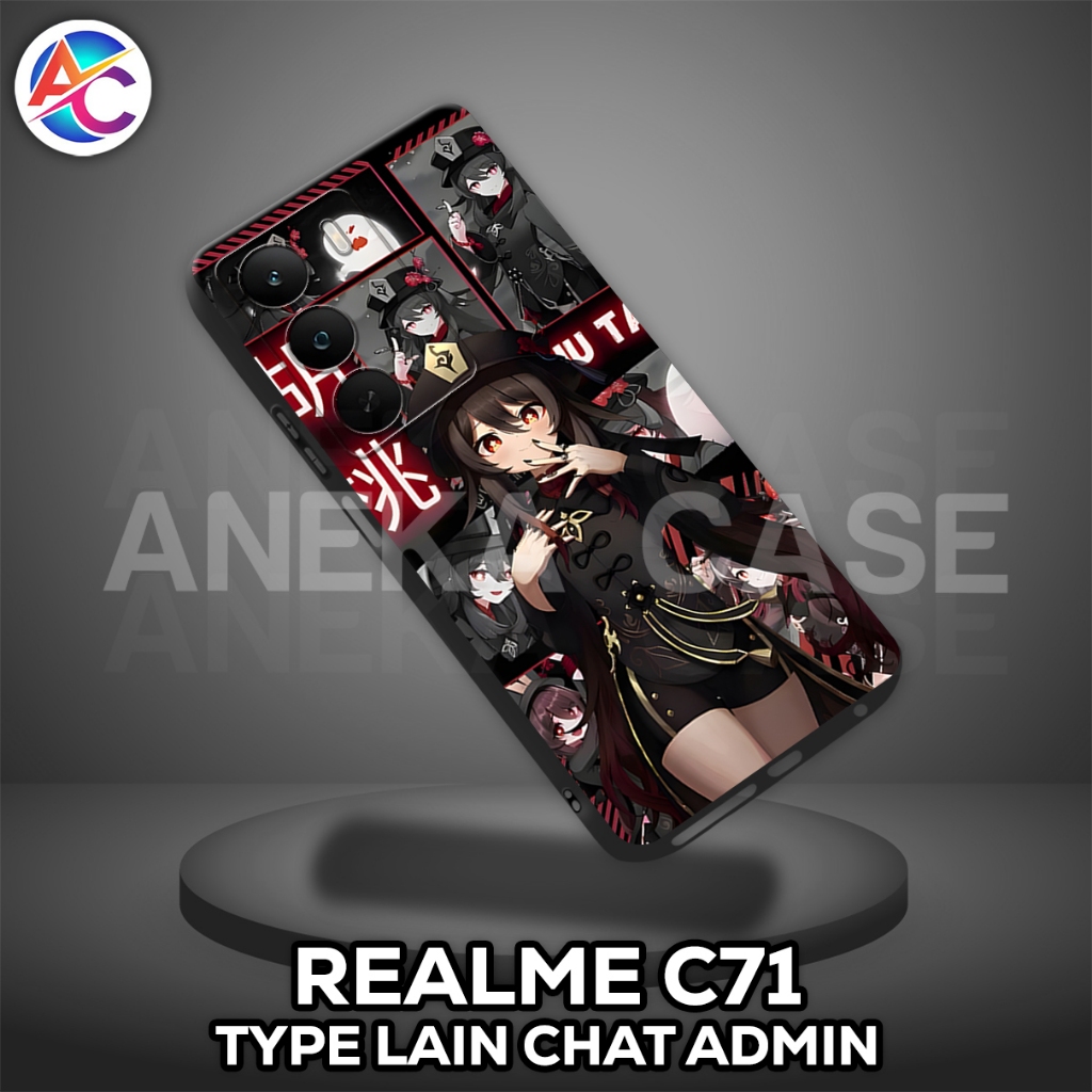 AC68-Case REALME C71-GENSHIN Motif-Softcase REALME C71-เคส REALME C71