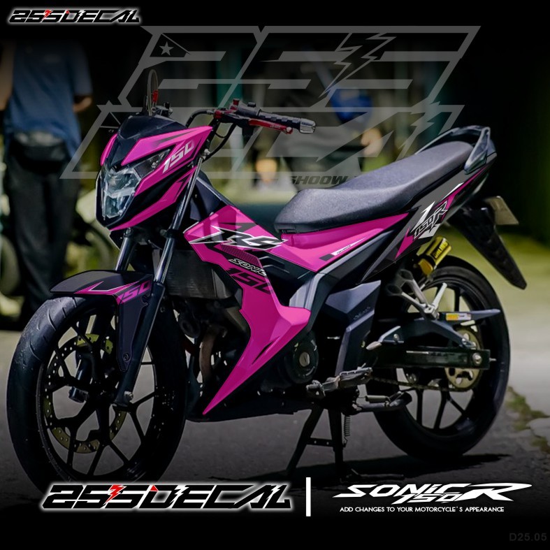 สติ๊กเกอร์รูปลอก Honda SONIC 150R Full body Fullblock Racing Graphic Design SONIC สไตล์สติกเกอร์แนวโ