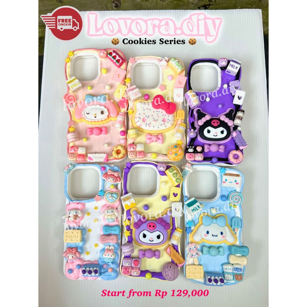 เคสถอดรหัสที่กําหนดเอง | CUSTOM SANRIO COOKIES DECODEN เคสโทรศัพท์ | SANRIO CHARACTERS | เคสทํามือ