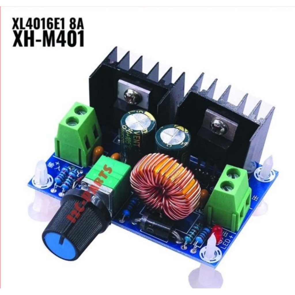 Stepdown DC XL4016 XH-M401 8A 200W 4-40V ถึง 1.25-36V Buck converter