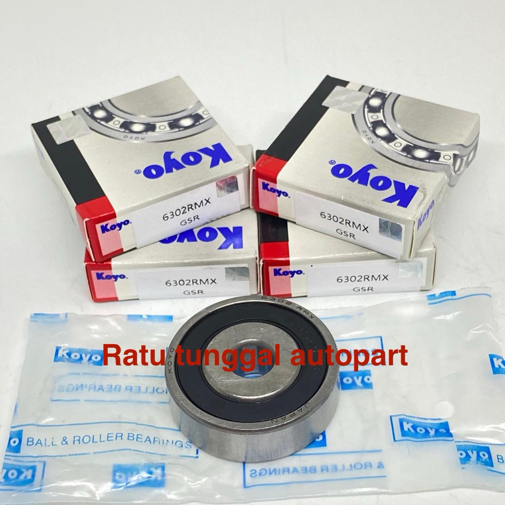 BEARING 6302 RMX KOYO BEARING TENSIONER AVANZA AVZ SENIA 6302RMX 6302 - 10.25MM KOYO