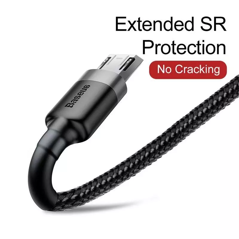 สายชาร์จ Baseus Cafule Micro USB 2.4A 1 เมตร thumbnail 3