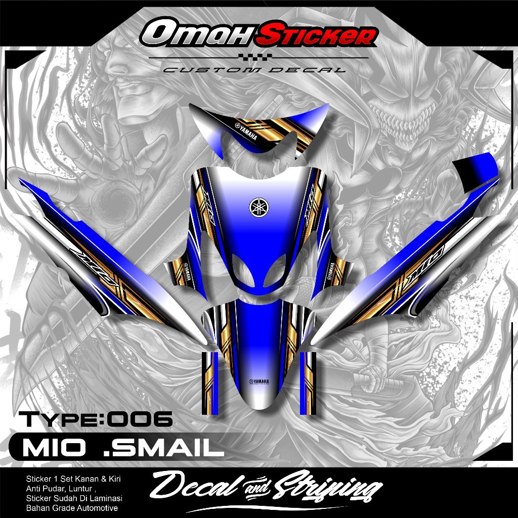 Decal Mio Smile Full Body Sticker Mio Smile Full Body Striping Mio Smile. ADT.06