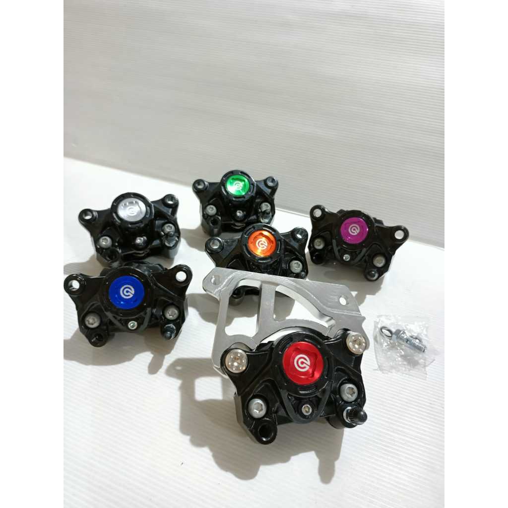 เหรียญ Bmb สูตร 2 ลูกสูบ แพ็คเกจคาลิปเปอร์ + แผ่น 2p 260 มม. ขายึดคาลิปเปอร์สากลสําหรับ Beat, Scoopy