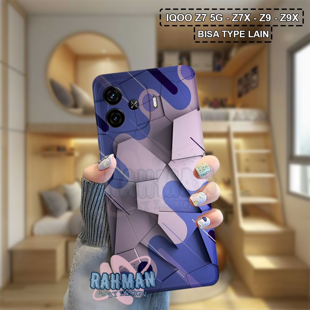เคส HP Iqoo Z7 5G - Z7x - Z9 Turbo 5G - Z9 5G - Z9x เคสแฟชั่น Softcase Macaron ปกป้องกล้องปลอกโทรศัพ