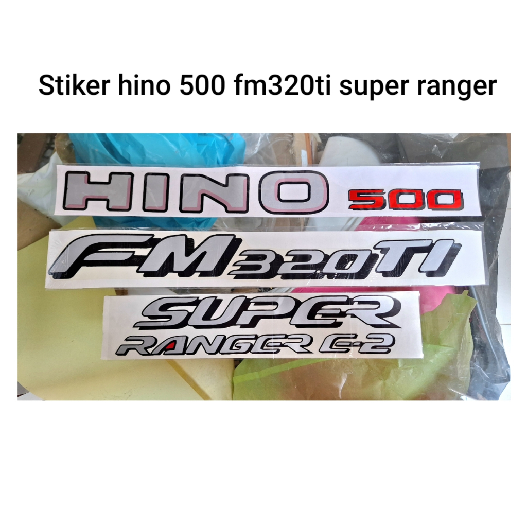 Hino 500 FM 320 TI สติ๊กเกอร์ jumbo ranger / Hino 500 FM 320 ti super ranger / สติ๊กเกอร์ Hino 500