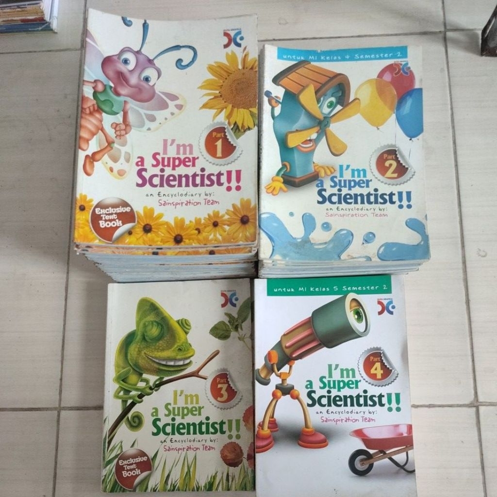 หนังสือ ฉันเป็นนักวิทยาศาสตร์สุด ภาค 1234. จีบา15