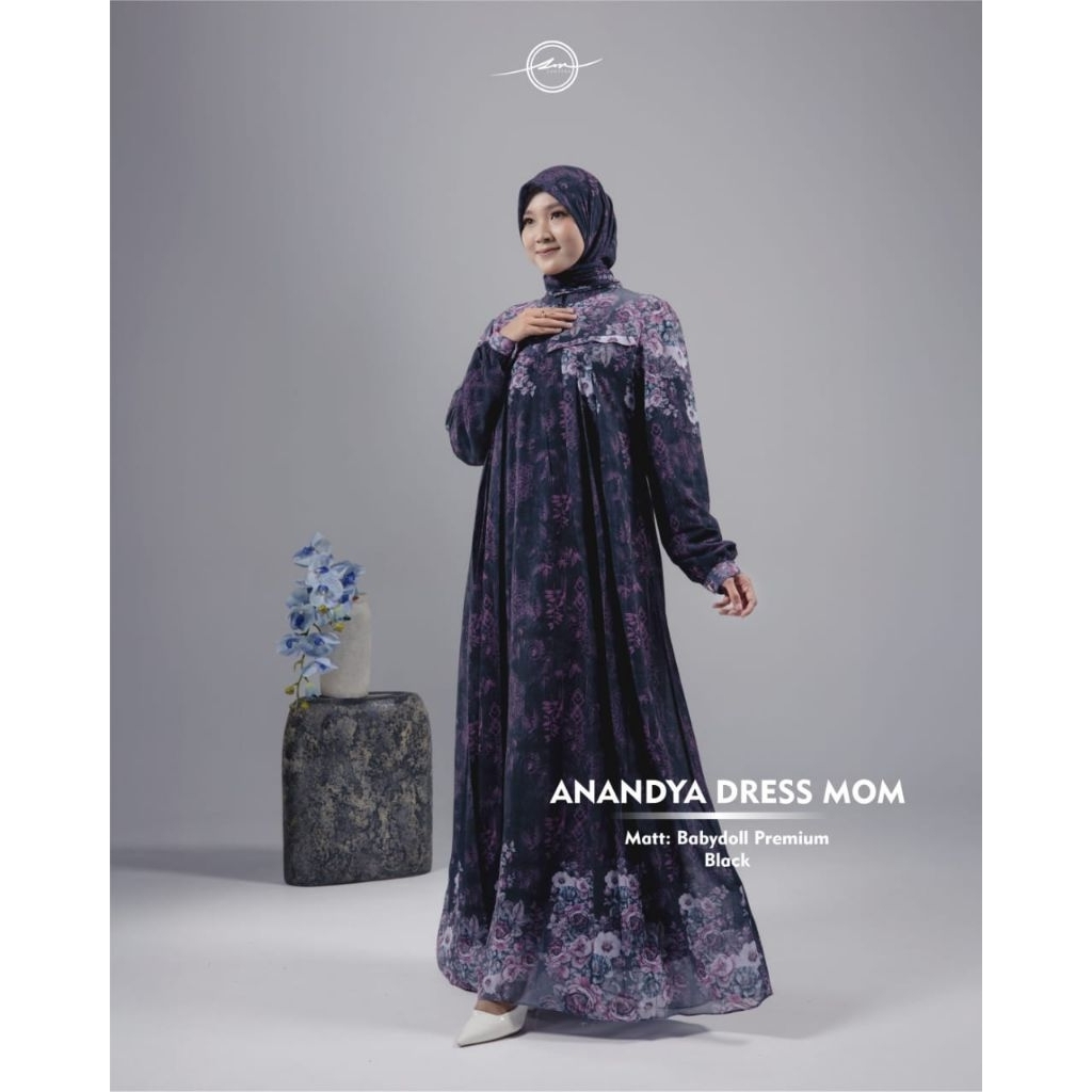 ANANDA DRESSS ZAMEERA + SQUARE HIJAB
