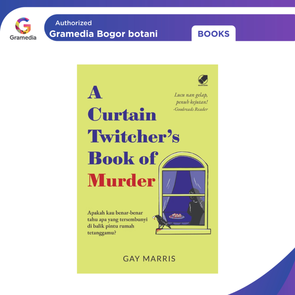 Gramedia Bogor - หนังสือของ Curtain Twittercher ของ Murder