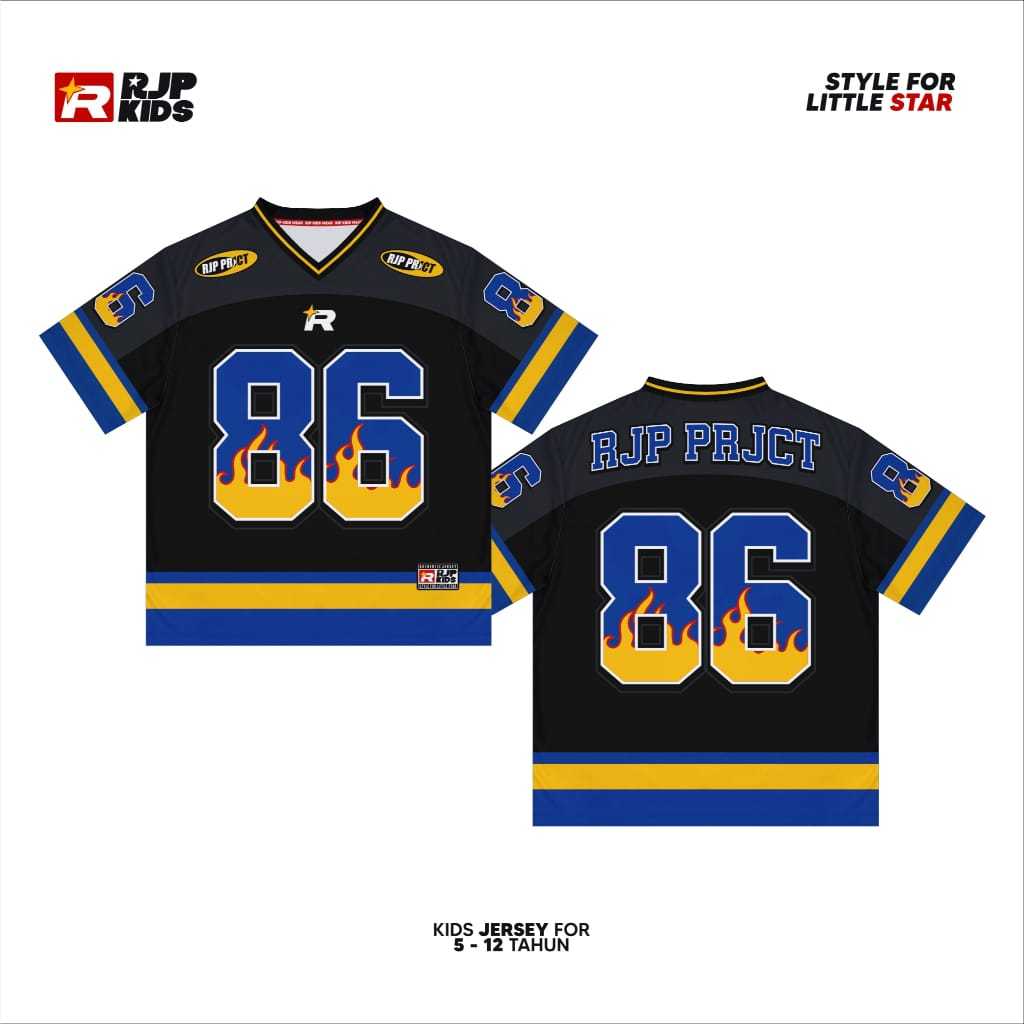 RJP JERSEY KIDS NUMBER SERIES 86 / KIDS Jersey / Oversize Jersey / Vintage Jersey / NFL / Jersey