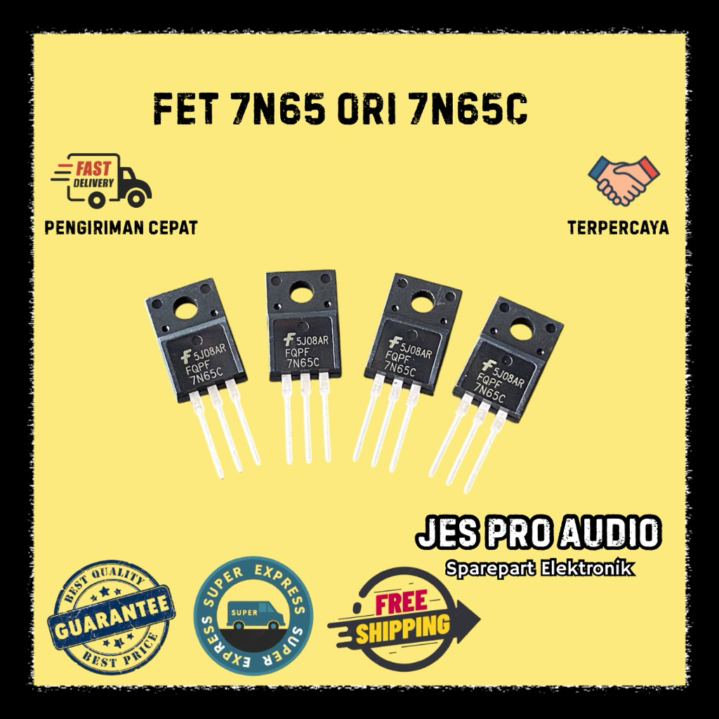 FET FQPF7N65C FQPF7N65 7N65 ถึง 220F IC 650V 7A