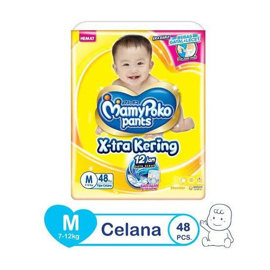 MamyPoko Pants M48 X-tra Dry - M48 Pant Diapers