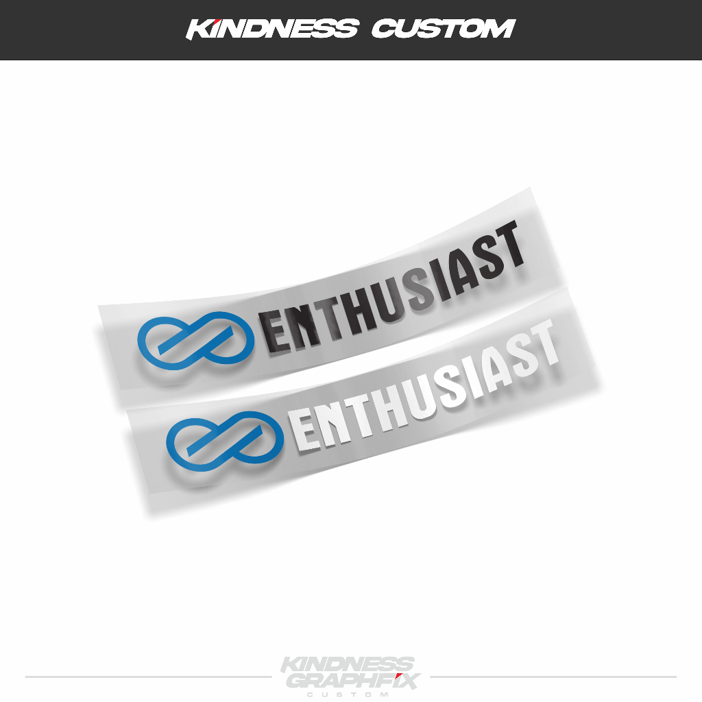สติ๊กเกอร์ ENTHUSIST ENKEI (Die Cut)