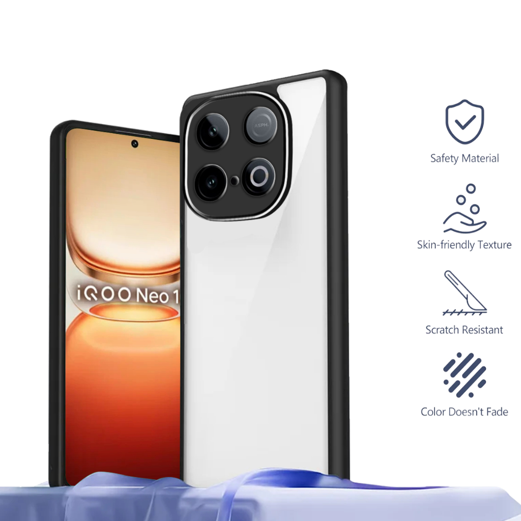 เคส iQOO Neo 10 5G Hardcase Clear Edge Backcase Casing iQOO Neo 10 5G