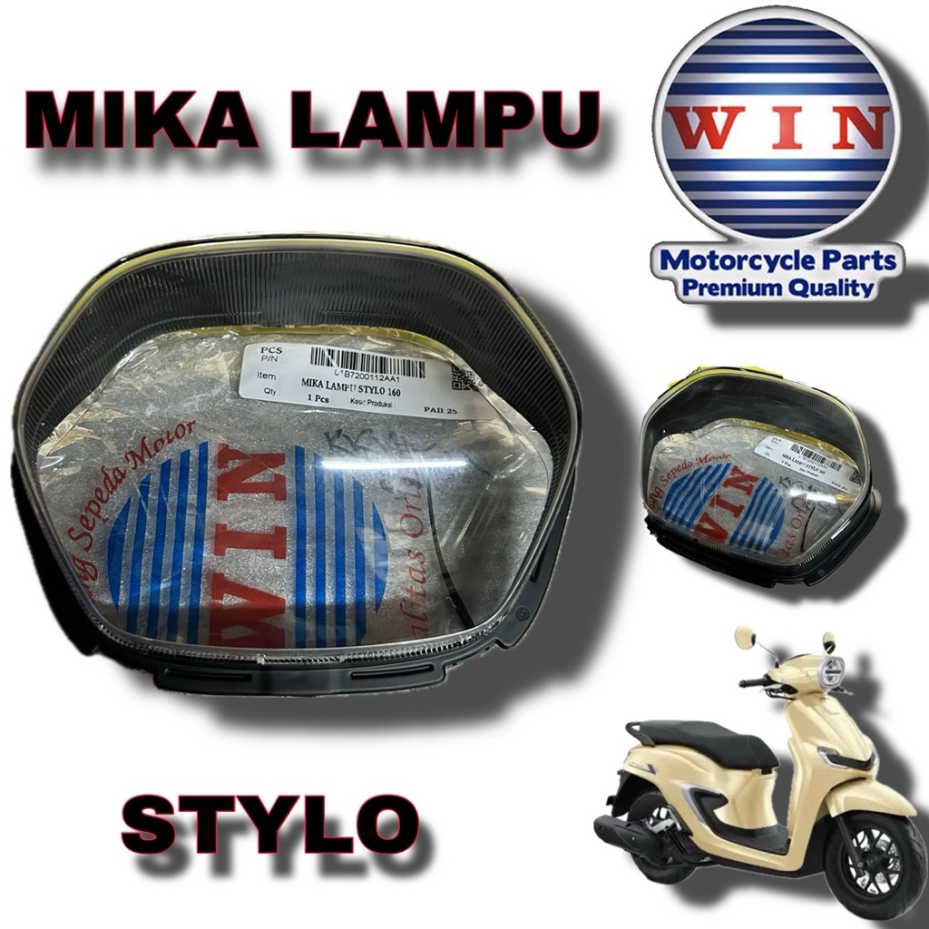 STYLO 160 K3V WIN BRAND HEADLIGHT กระจก MICA