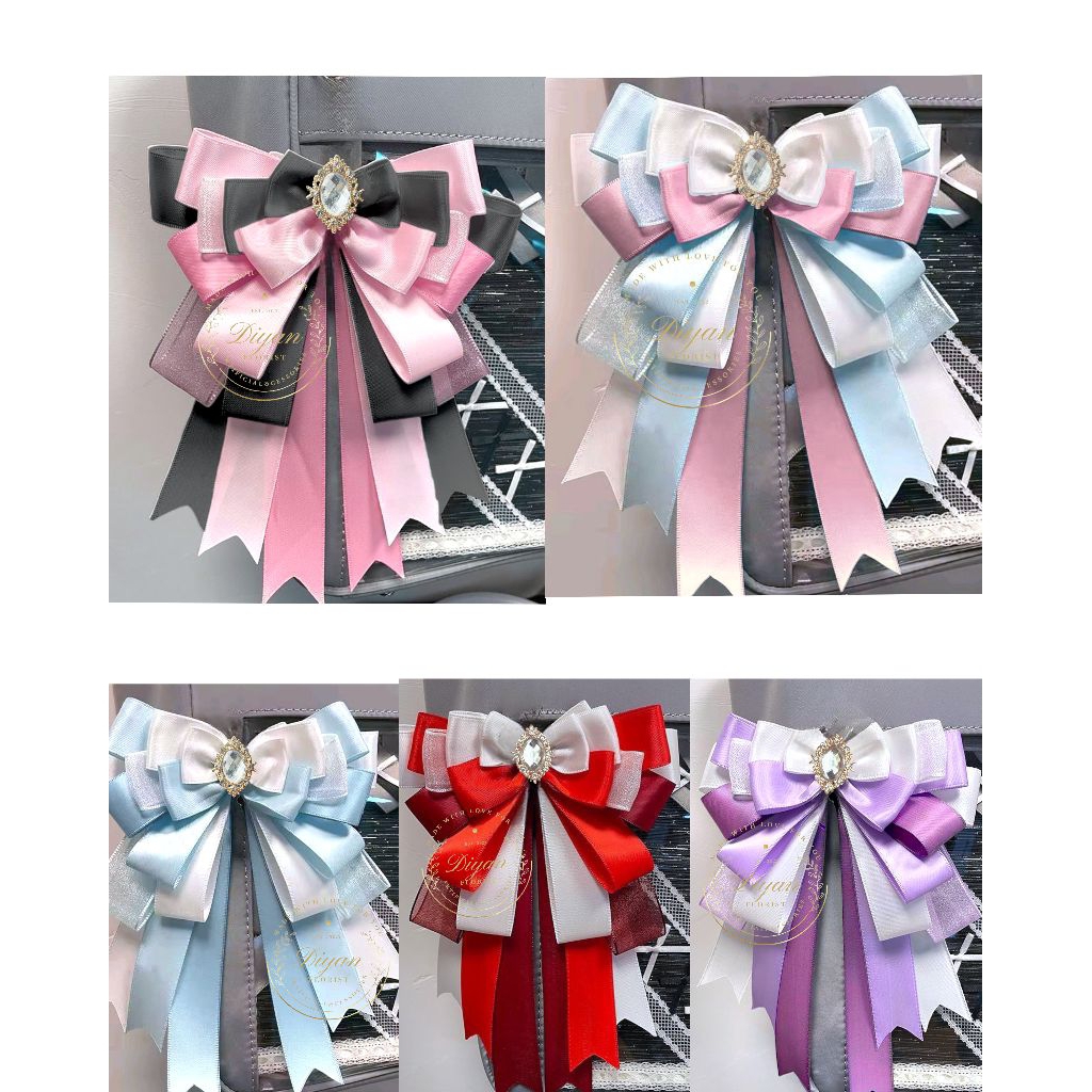 ริบบิ้นแท่งไฟ // โบว์แท่งไฟ // ริบบิ้นแท่งไฟ Blackpink BTS NCT ZB1 IVE สิบเจ็ดสมบัติ enhypen