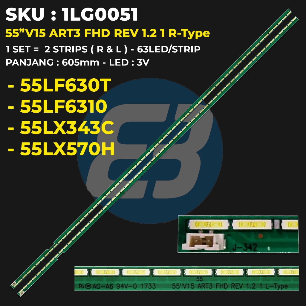 LG 55 INC LED TV BACKLIGHT 55LF630T 55LX341C 55LX570 55LF6310 55LF630 55LX341 55LX570H