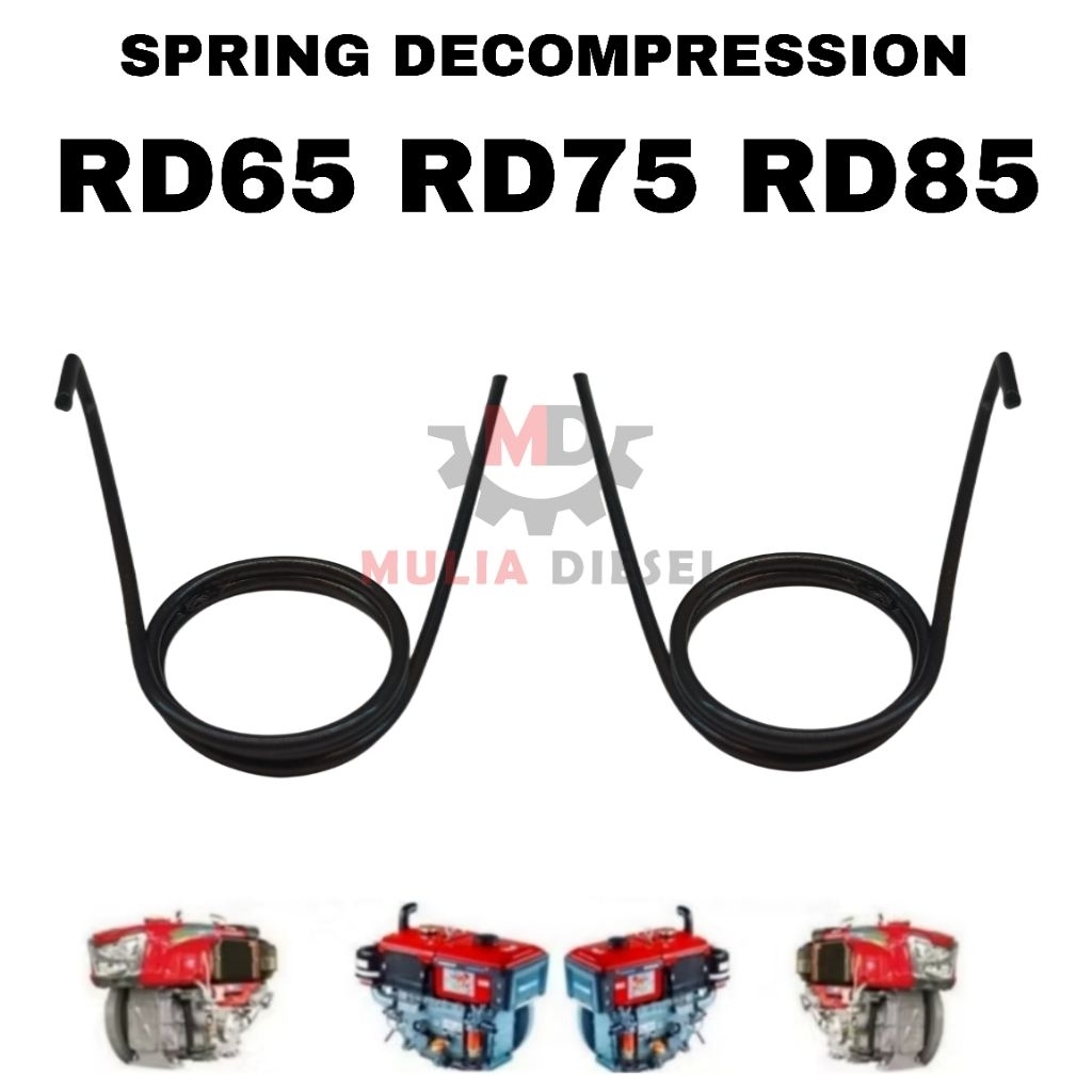 MESIN ฤดูใบไม้ผลิ Decompression RD65 RD75 RD85 ต่อ Kubota RD 65 75 85 ดีเซลเครื่องยนต์ Starter Angse