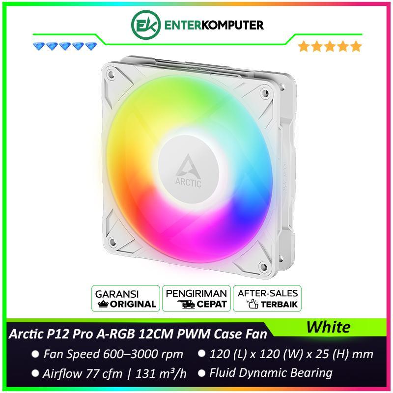 Arctic P12 Pro A-RGB 12CM PWM Case Fan - สีขาว