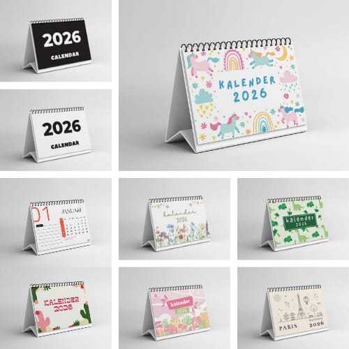 2026 CALENDAR / AESTHETIC DESK CALENDAR / OFFICE CALENDAR SITTING CALENDAR