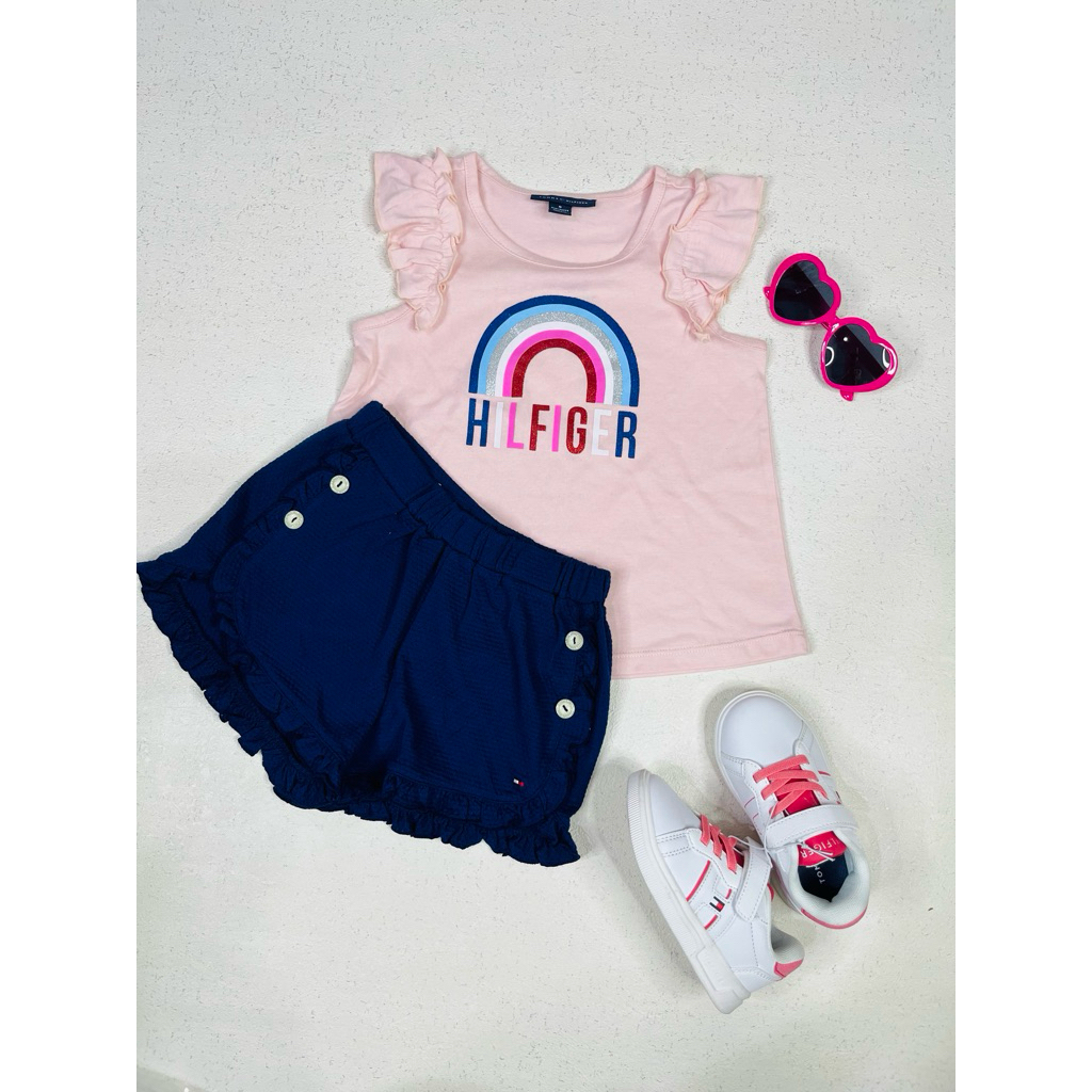 RAINBOW SET | TOMM* HILF*GER GIRLS SHORTS SET