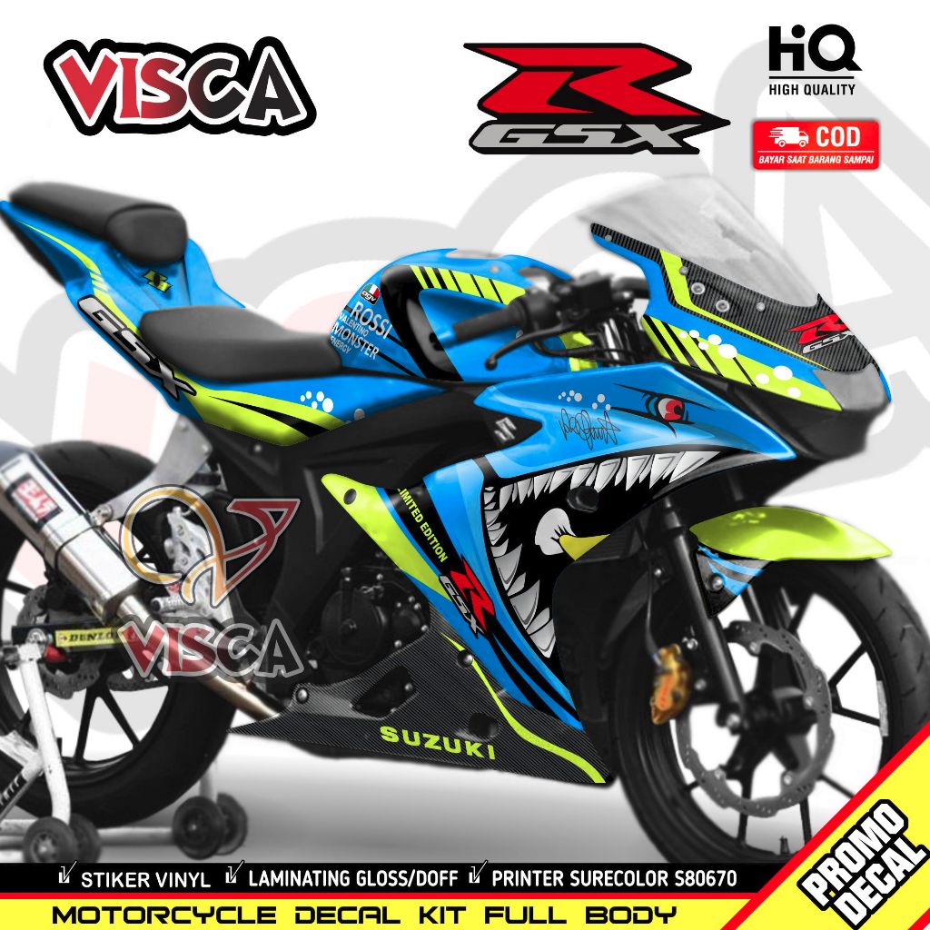 Decal Gsx R150 Full Body สติกเกอร์ Gsx R150 Full Body Decal Gsx 150 Full Body Striping Gsx R150 Full