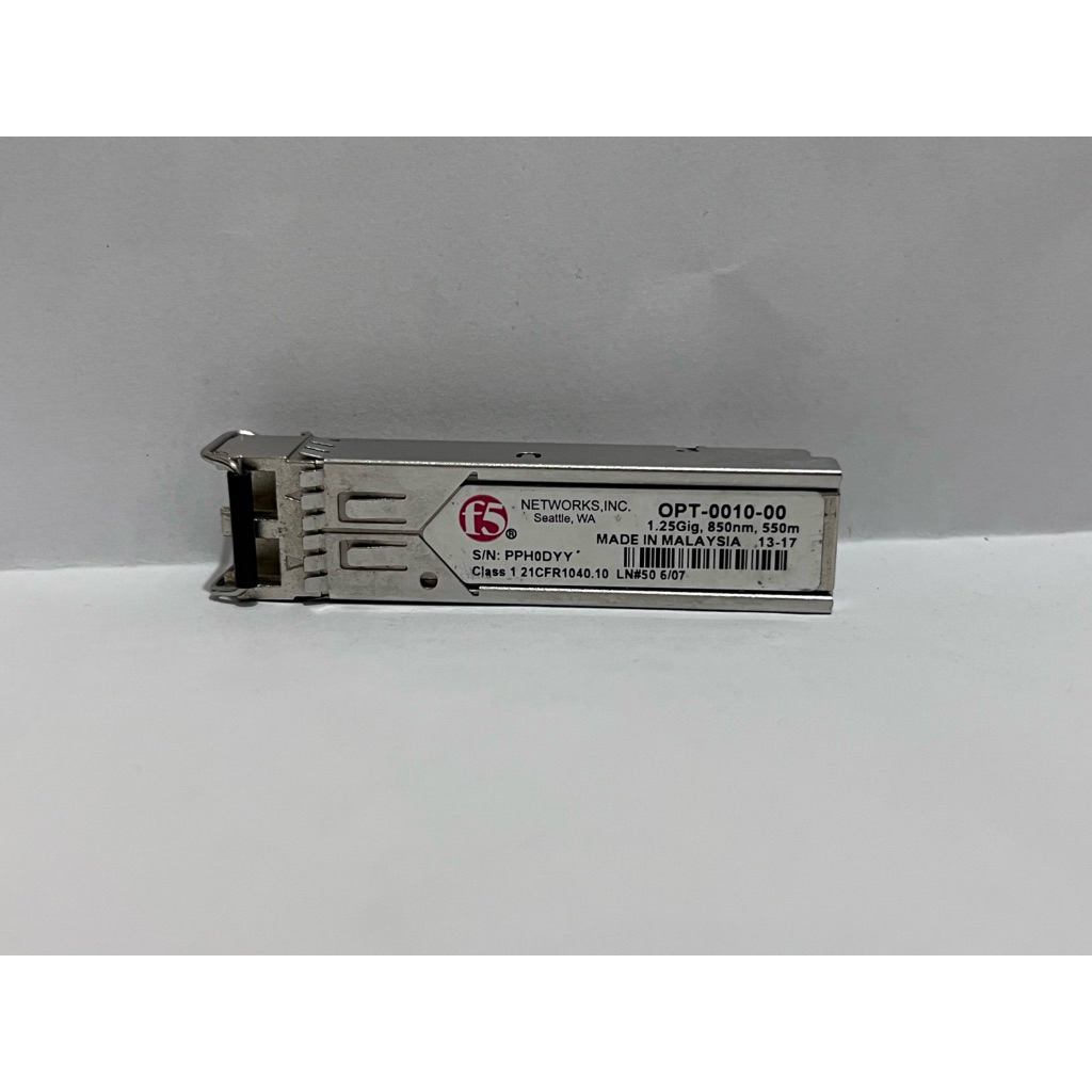 F5 เครือข่าย SFP 1.25G 850nm 550 ม. มัลติโหมด LC