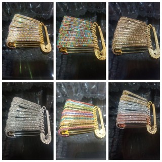 (12 PCS ) PENITI INDIA MATA MATA KILAU/ PIN HIASAN HIJAB MATA KILAU