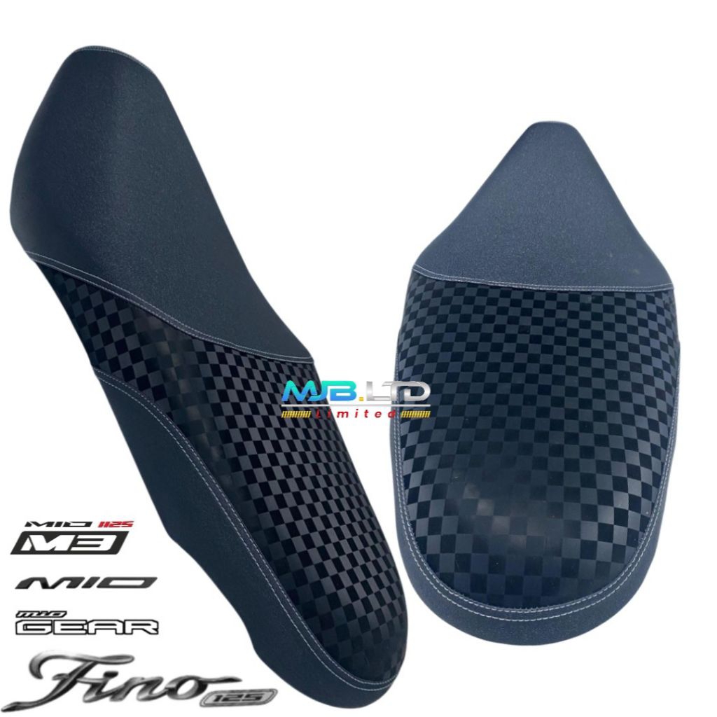 ผ้าคลุมเบาะมอเตอร์ไซค์ Mio Sporty M3 Xride Fino J Xeon รุ่น PCX Sand motif Combine 3D CHEST ด้านหลัง