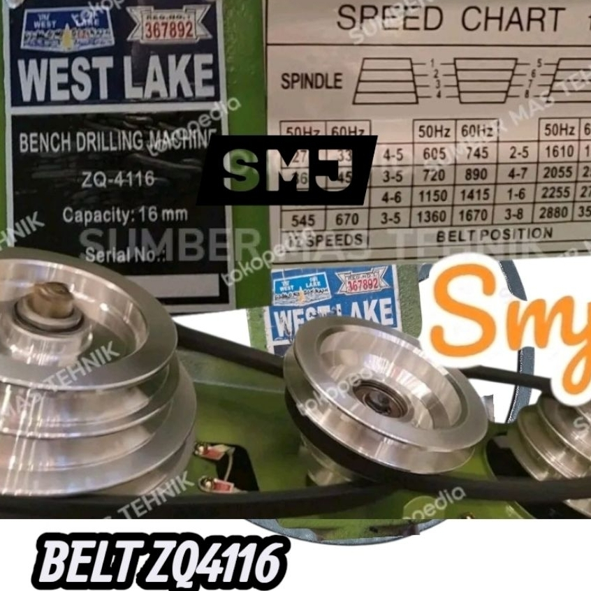 MESIN 16 มม.Westake zq4116 เจาะเครื่อง fanbelt 16 มม.เครื่องเจาะมอเตอร์พัดลมเข็มขัดมอเตอร์เข็มขัด 16