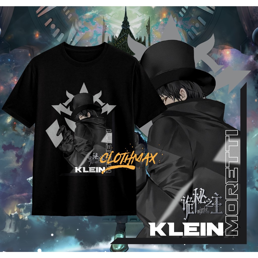 เสื้อยืดผู้ใหญ่ Klein Moretti Lord Of Mysteries Premium Azik Eggers Lumian Lee Unisex