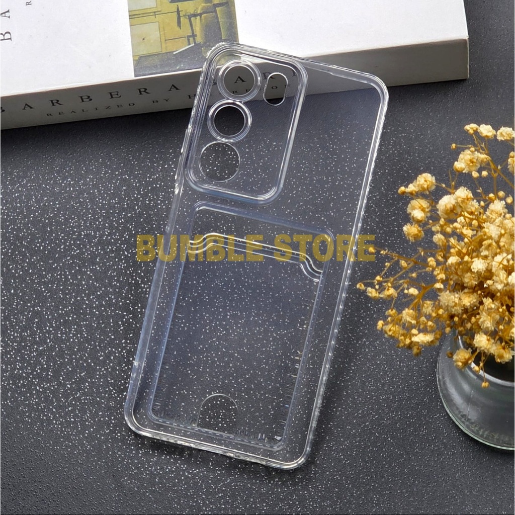 Bumble - Realme C71 Realme C75 Realme C75X Softcase Clear Card Case Bening Card Slot Case Realme C71