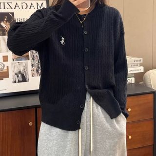 OLOP CARDIGAN RAJUT KEPANG CABLE ATASAN WANITA NAYARA / Cardigan Rajut Kepang