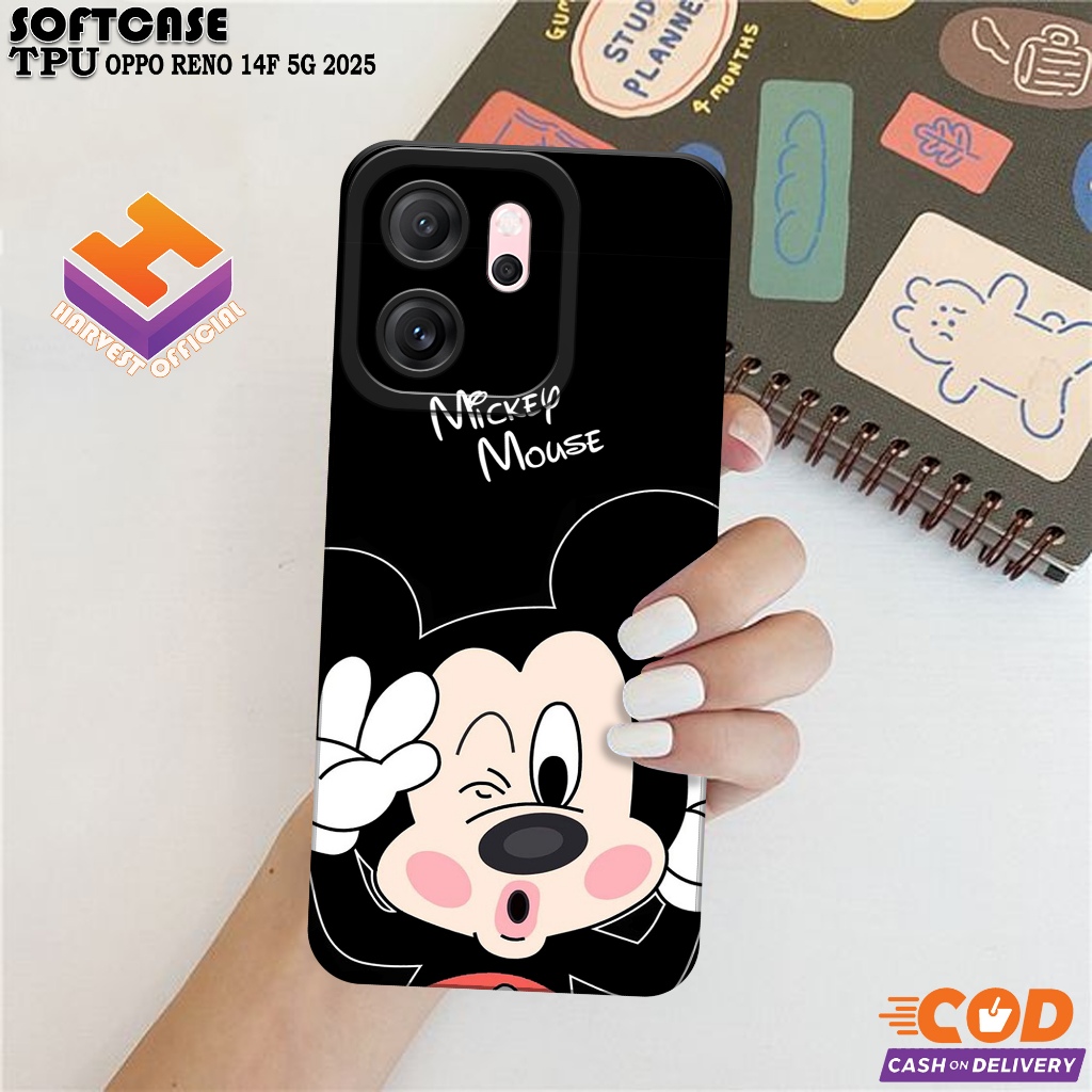 เคส Oppo Reno 14F 5G 2025 ล่าสุด - เคส Oppo Reno 14F 5G Softcase - เคส Pro Camera Softcase - Oppo Re