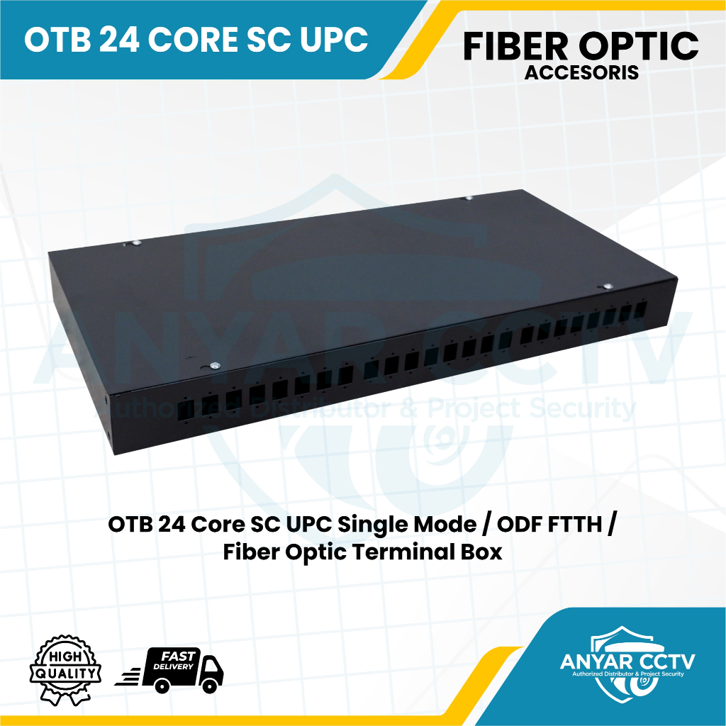 OTB 24 CORE SC UPC โหมดเดียว / ODF FTTH / FIBER OPTIC TERMINAL BOX