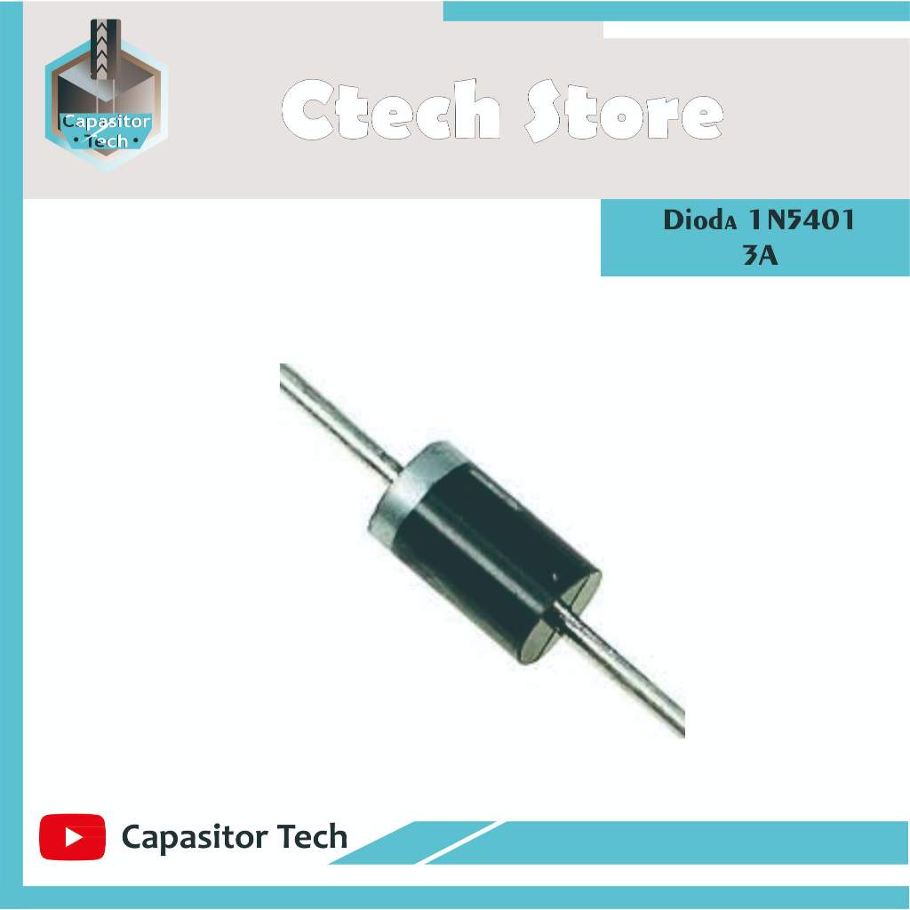 ไดโอด 1N5401 3A ไดโอด 1N5401 3A /1 ชิ้น