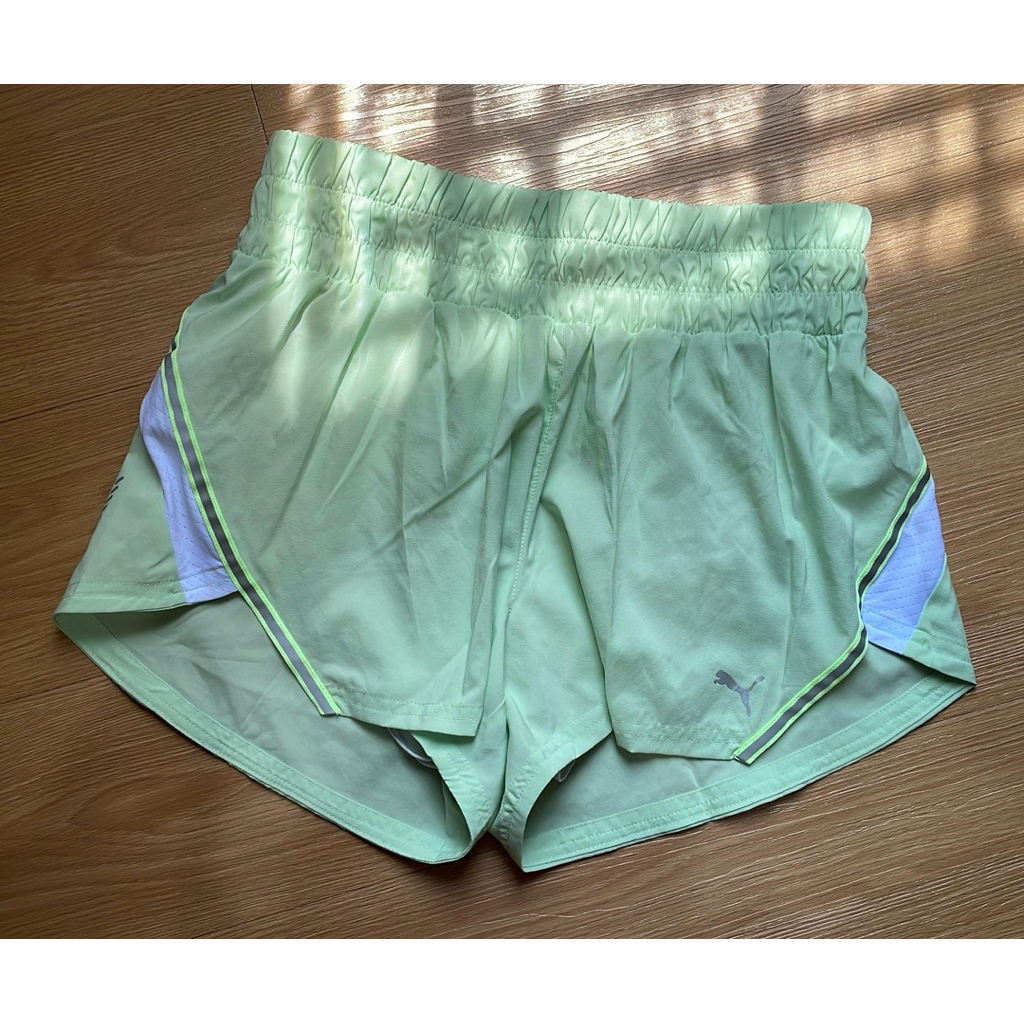 Preloved Pumaทอ 3 Running กางเกงขาสั้นผู้หญิงยิม กางเกงวิ่ง
