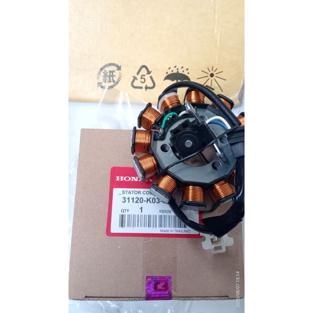 31120-K03-H11 SPOOL STATOR COMP MOTOR REVO FI ORIGINAL THAILAND