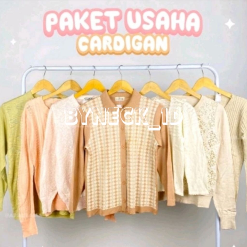 PREMIUM KNIT MIX OUTER KNITTED CARDIGAN BUSINESS PACKAGE ALREADY LAUNDRY READY TO SELL