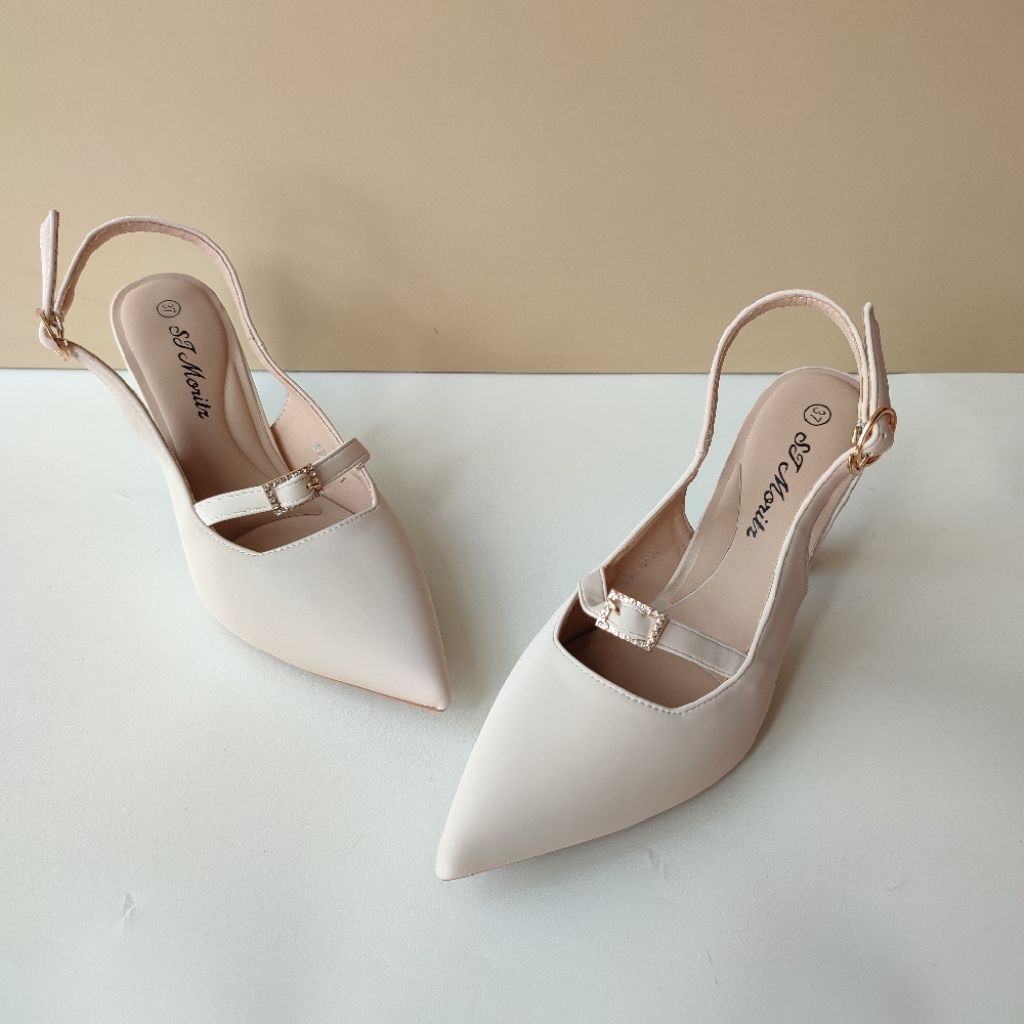 ST MORITZ 888-701 APRICOT รองเท้าแตะปาร์ตี้/รองเท้าสําเร็จรูป PANTOFEL