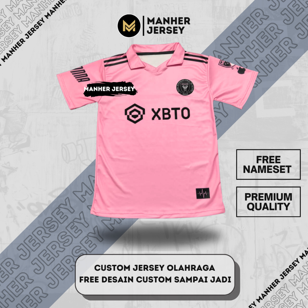 INTER MIAMI JERSEY 2023 2024 FULL PRINTING
